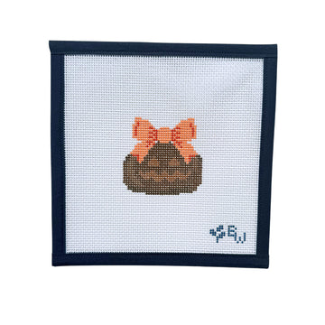 Peanut Butter Pumpkin with Bow - Trunk Show