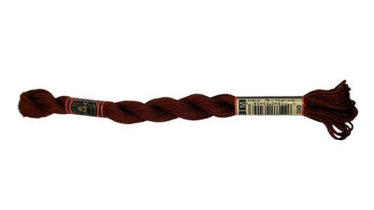 DMC 5 Perle Cotton #300 Mahogany-Very Dark