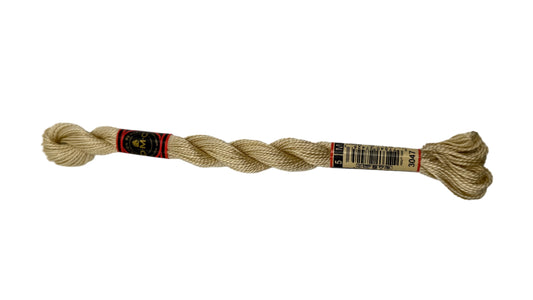 DMC 5 Perle Cotton #3047 Yellow Beige-Light