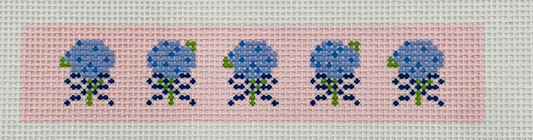 Pink Hydrangea with Stem Bookmark/Fob