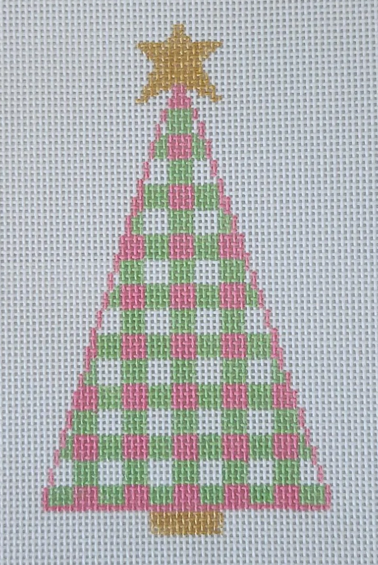 Preppy Gingham Christmas Tree
