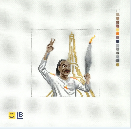 Snoop Dogg Olympic Torchbearer Canvas