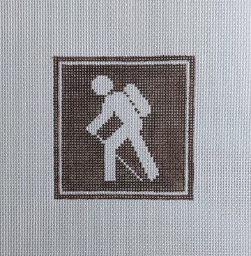 Hiker Sign Coaster