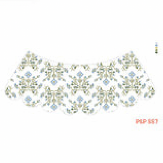 Blue Blooms Lampshade
