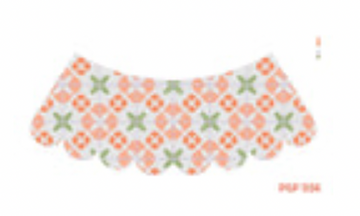 Tangerine Tile Lampshade