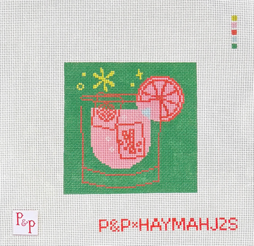 Green Mahjong Cocktail Coaster