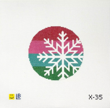 New Snowflake on Stripes (18m)