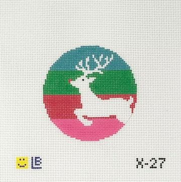 Reindeer on Stripes (13m)