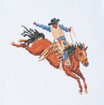 Black Rodeo Bronc Rider