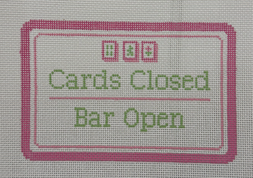 Cards Closed, Bar Open
