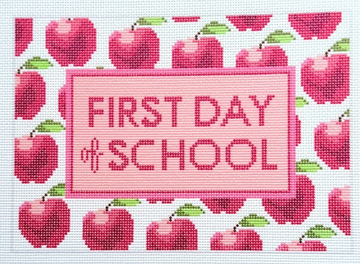 First Day of School Sign with Apples (KCN)