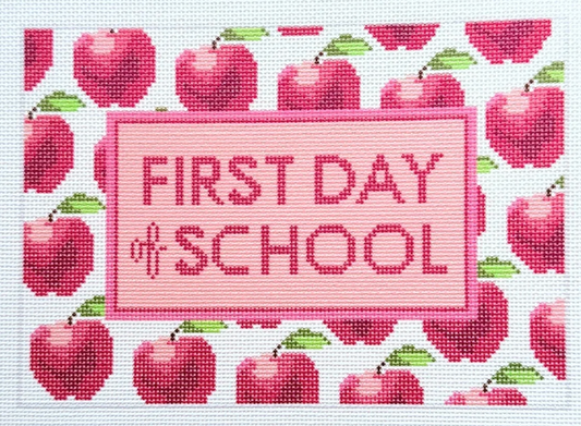 First Day of School Sign with Apples (KCN)