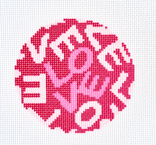 Red and Pink Lovevolve Round