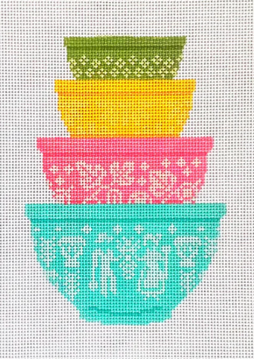 Vintage Bowls Multi Print