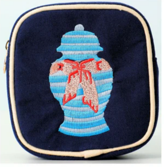 Preppy Jar Embroidered Bag
