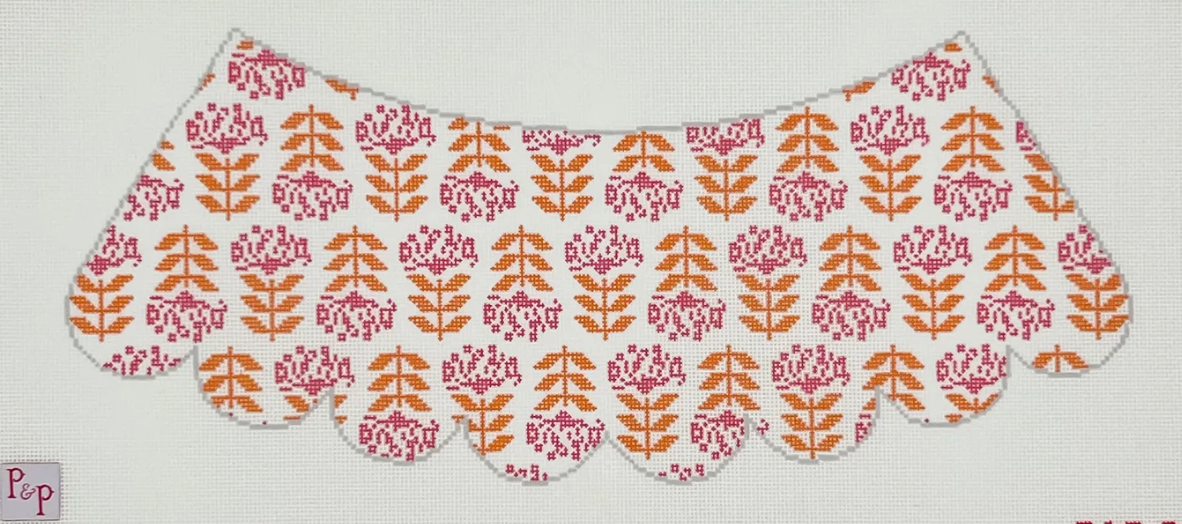 Blocked Begonia Lamp Shade