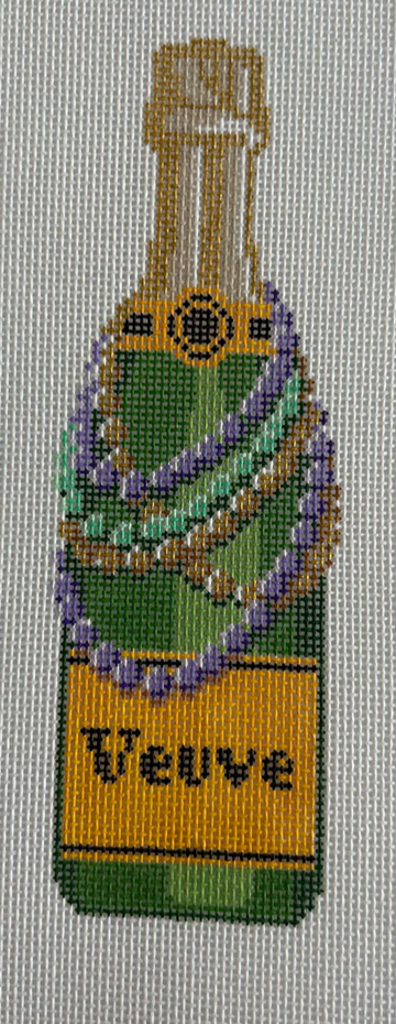 Mardi Gras Champagne Bottle