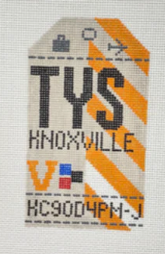 Knoxville Retro Luggage Tag