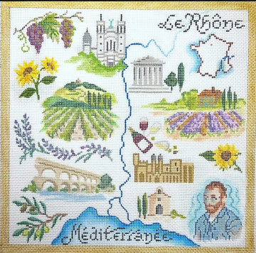Le Rhône Collage (Trunk Show)