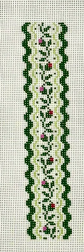 Scalloped Buds Key Fob