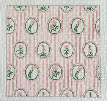 Vintage Floral Square