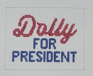 Dolly for President (Red, White, and Blue)