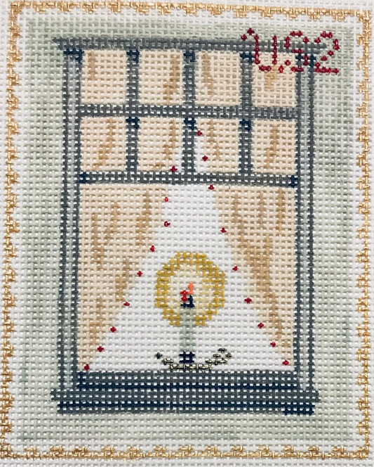 Vintage Stamp: Window