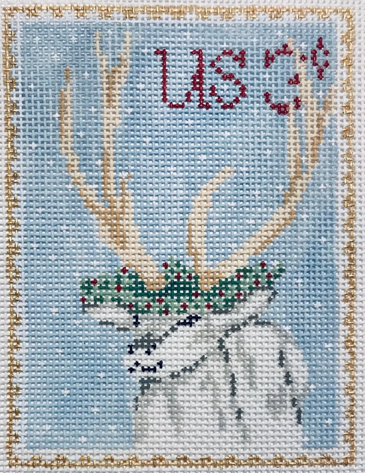 Vintage Stamp: Reindeer