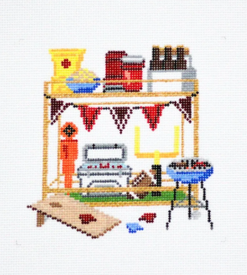 Football Tailgate Bar Cart