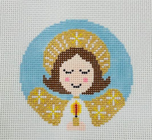 Angel Round (Brunette)