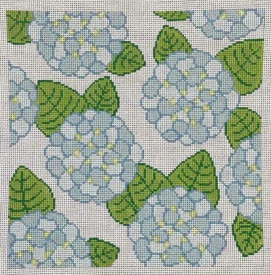 Blue Hydrangea Pillow