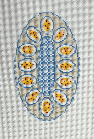 Vintage Deviled Egg Platter