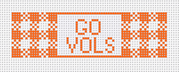 Tennessee Gingham Key Fob