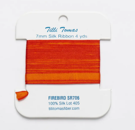 Silk Ribbon SR706 Firebird