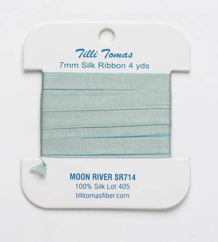 Silk Ribbon SR714 Moon River – Canvas Queen Needlepoint
