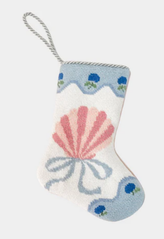 Finished Bauble Stocking: Let's Shellebrate