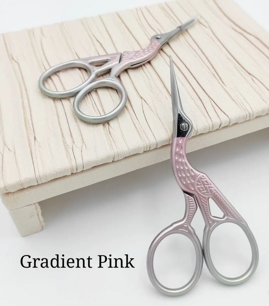 Stork Sharp Scissors (Gradient Pink)