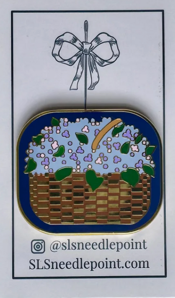 Hydrangea Basket Needle Minder