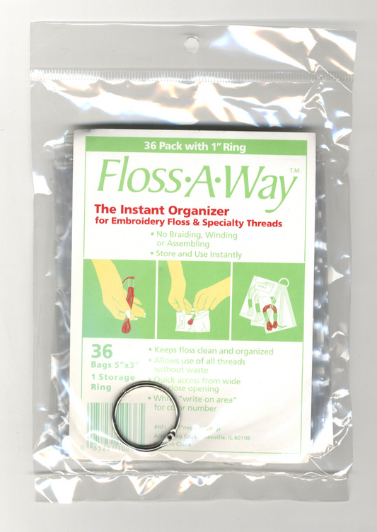 Floss-A-Way 36 Pack with 1" Ring