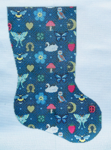 Folklore Stocking Blue