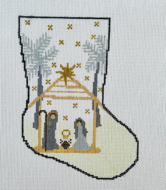 O Holy Night Mini Stocking