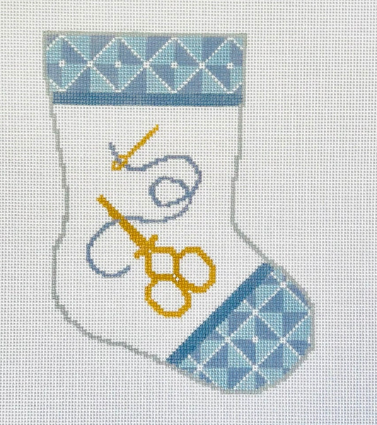 Needlepoint Mini Stocking