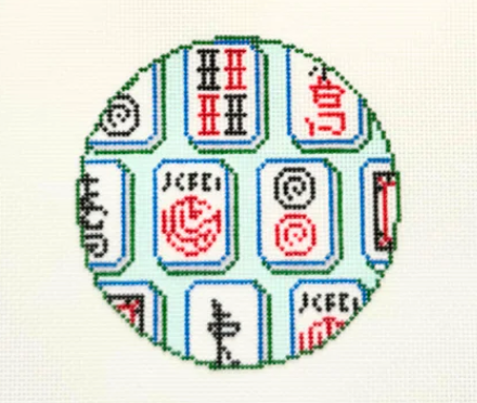 Mahjong Tiles Round Jewel