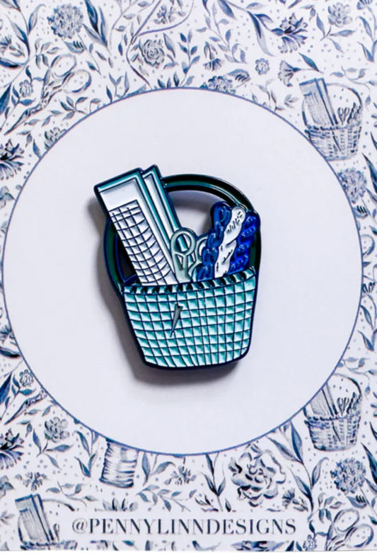 Needlepoint Basket Needle Minder