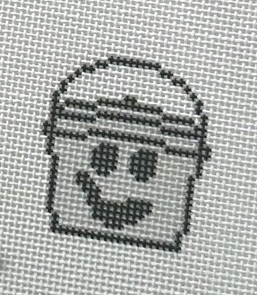 Mini Boo Bucket White