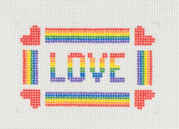 Rainbow Love Mini Sign