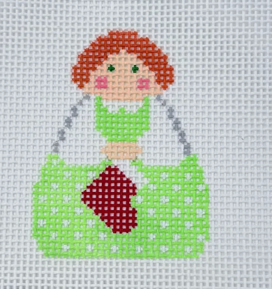 Red Stocking Angel