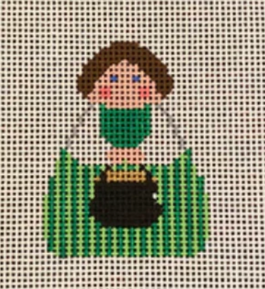 Green Pot of Gold Angel