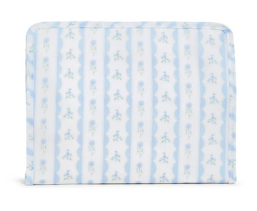 Roadie Large Zip Bag TRVL Ribbon Floral Blue