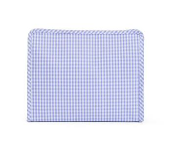 Roadie Large Zip Bag TRVL Gingham Lilac